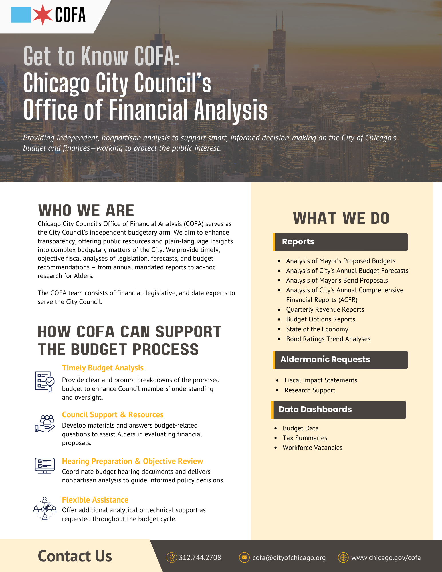 Get to Know COFA